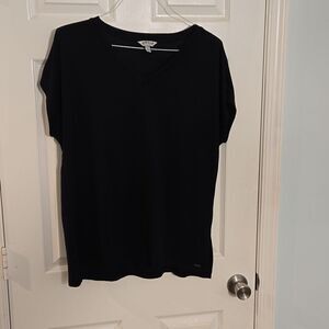 Womens black shirt orvis size large